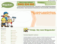 Tablet Screenshot of helppokoti.fi